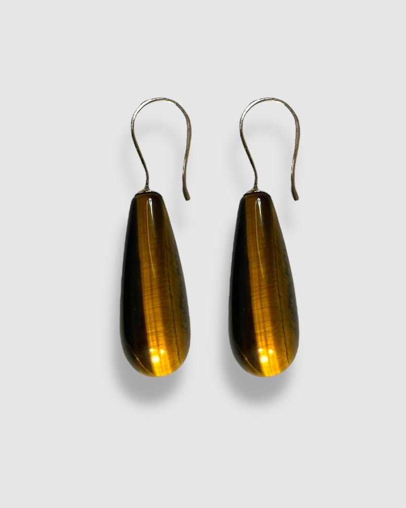 Tigers Eye Earring