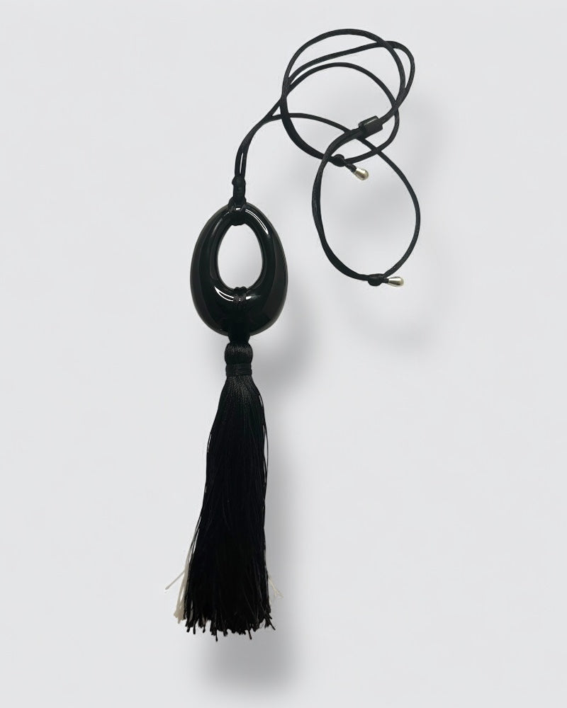 Black Agate Pendant