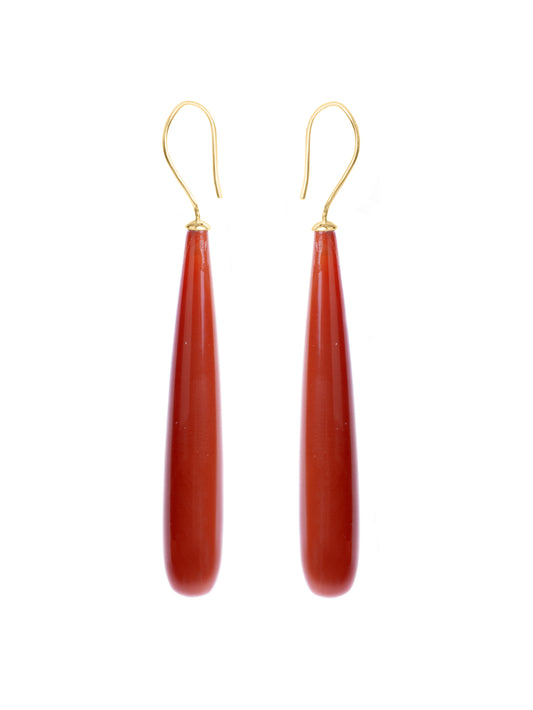 Red Agate Earrings