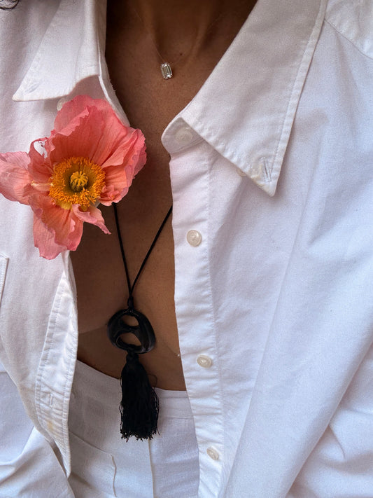 Black Agate Pendant