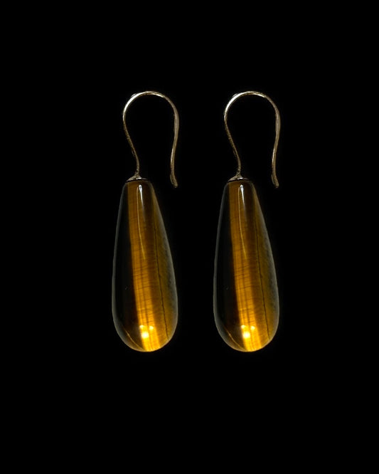 Tigers Eye Earring