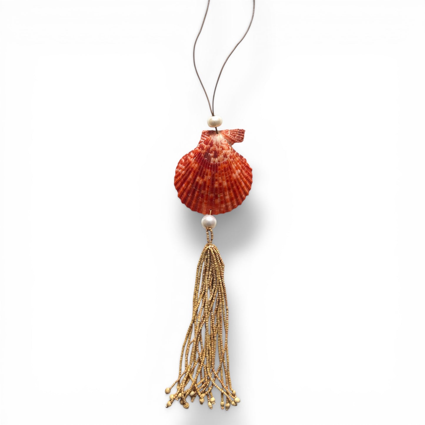 NATURAL LARGE SHELL PENDANT